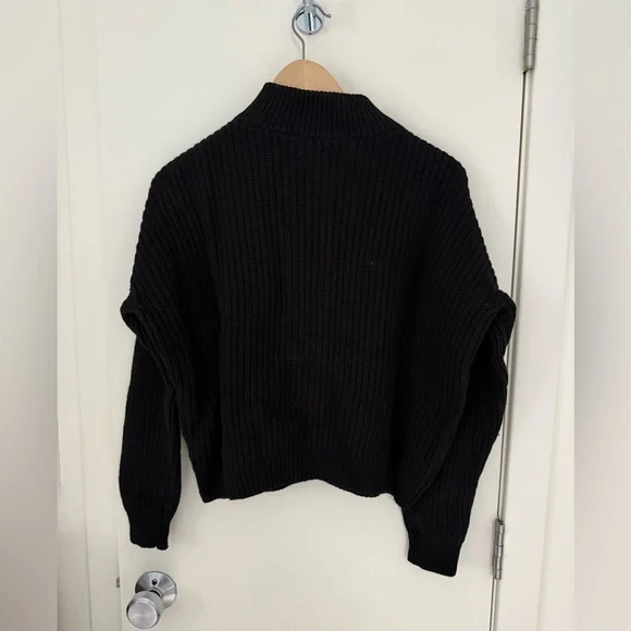 Sezane Lucas Jumper Sweater black size S - Picture 3 of 8